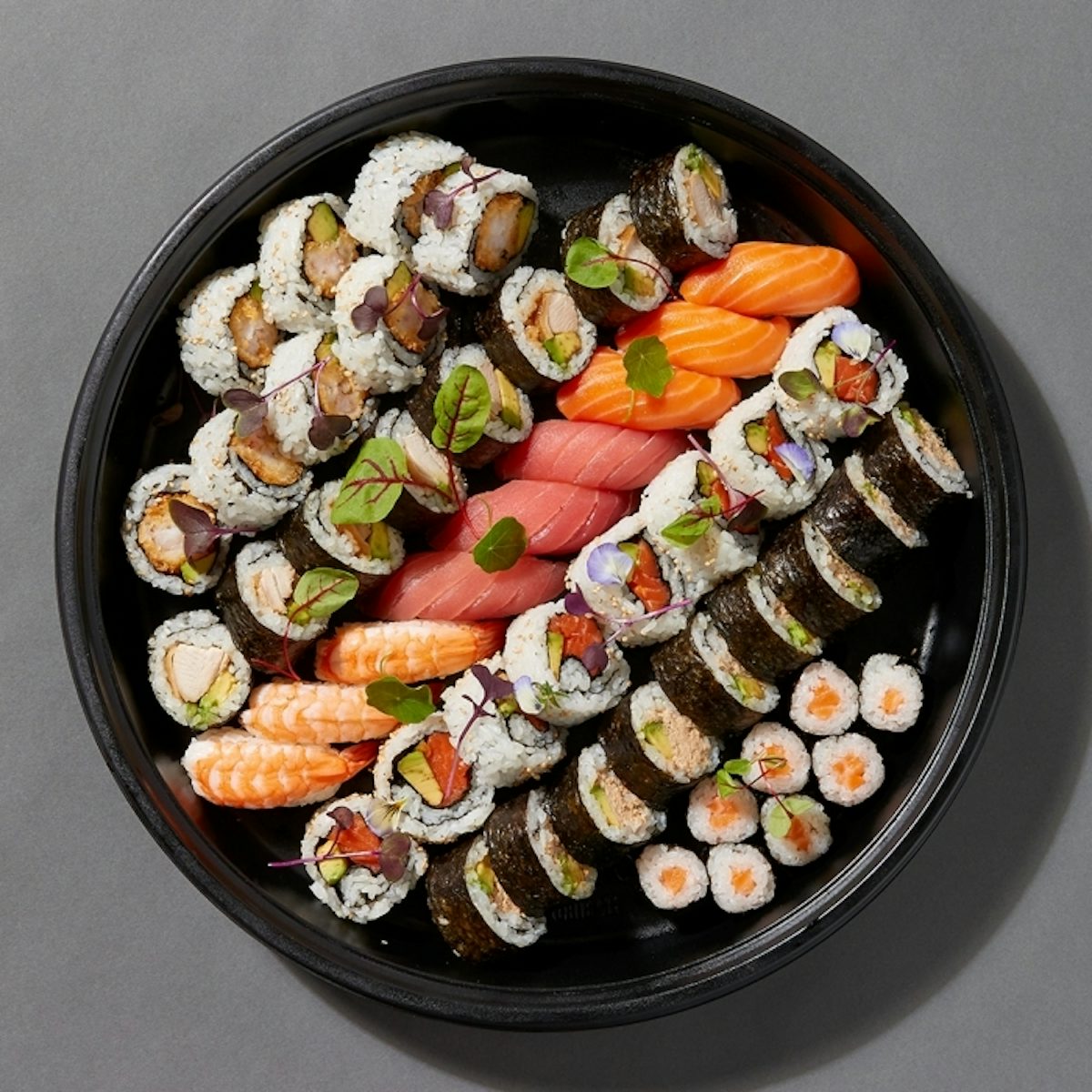 Savor catering oji sushi family pack 49 piece