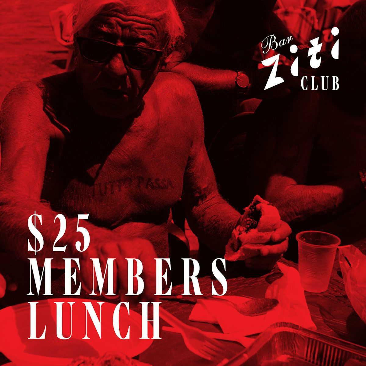 Ziti Ziti Lunch Club whats on tiles